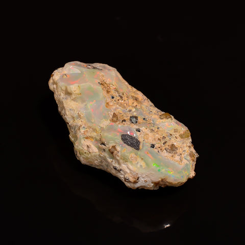 Supreme Top Grade Quality 100% Natural Welo Fire Ethiopian Opal Fancy Rough Loose Gemstone For Making Jewelry 17X9X7 MM 05.00 Cts. KR28-71 Sunkarton