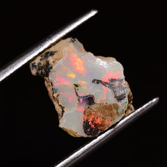 Terrific Top Grade Quality 100% Natural Welo Fire Ethiopian Opal Fancy Rough Loose Gemstone For Making Jewelry 14X9X7 MM 03.00 Cts. KR28-73 Sunkarton