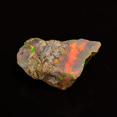 Wonderful Top Grade Quality 100% Natural Welo Fire Ethiopian Opal Fancy Rough Loose Gemstone For Making Jewelry 15X9X7 MM 04.00 Cts. KR28-75 Sunkarton