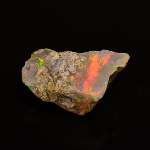 Wonderful Top Grade Quality 100% Natural Welo Fire Ethiopian Opal Fancy Rough Loose Gemstone For Making Jewelry 15X9X7 MM 04.00 Cts. KR28-75 Sunkarton