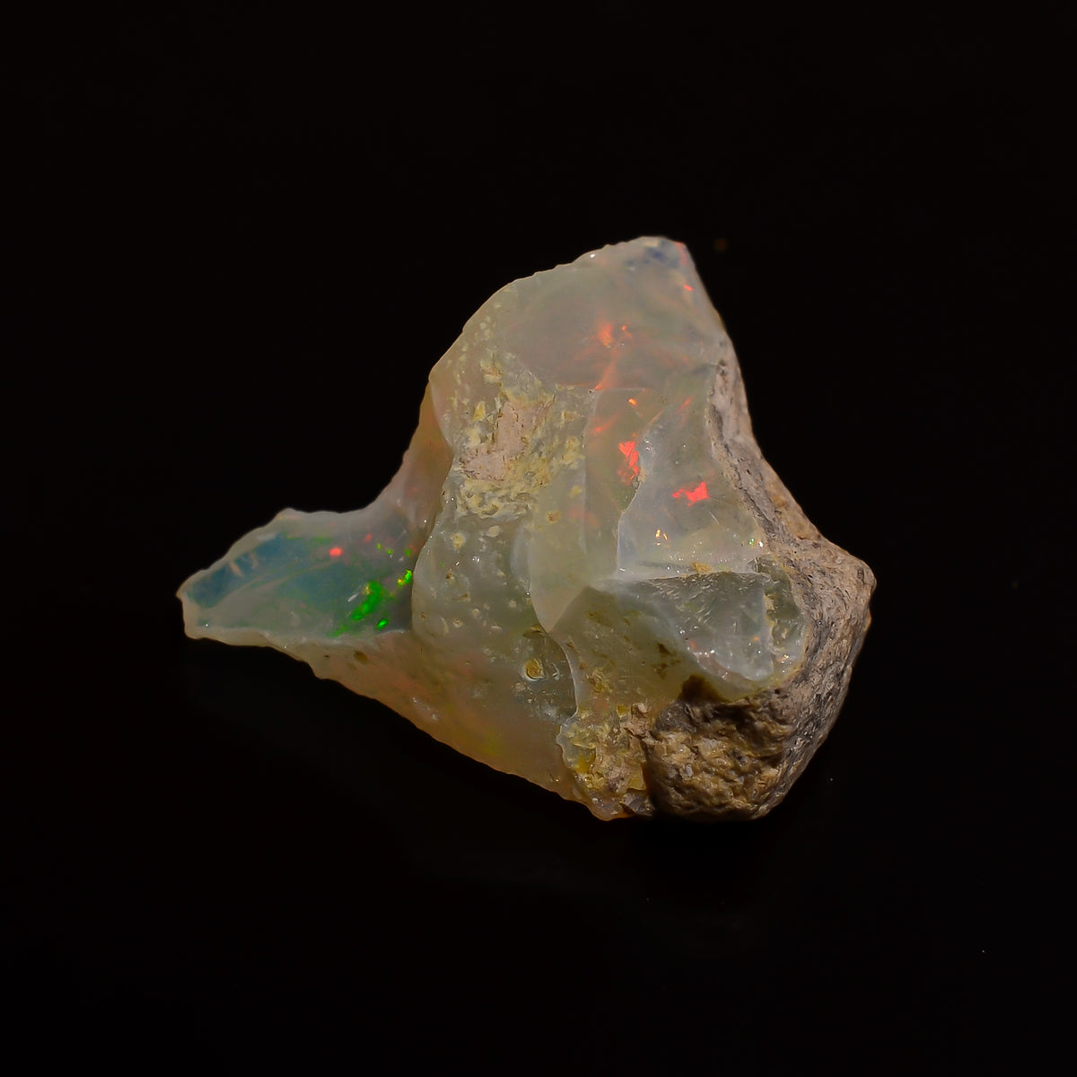 Awesome Top Grade Quality 100% Natural Welo Fire Ethiopian Opal Fancy Rough Loose Gemstone For Making Jewelry 13X12X6 MM 03.50 Cts. KR28-78 Sunkarton