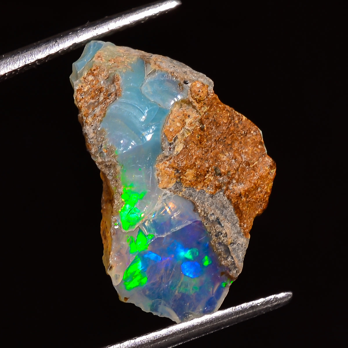 Excellent Top Grade Quality 100% Natural Welo Fire Ethiopian Opal Fancy Rough Loose Gemstone For Making Jewelry 18X12X8 MM 06.50 Cts. KR28-7 Sunkarton