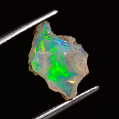 Dazzling Top Grade Quality 100% Natural Welo Fire Ethiopian Opal Fancy Rough Loose Gemstone For Making Jewelry 13X9X7 MM 03.00 Cts. KR28-81 Sunkarton