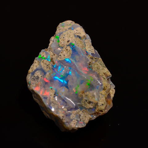 Excellent Top Grade Quality 100% Natural Welo Fire Ethiopian Opal Rough Loose Gemstone For Making Jewelry 17X11X8 MM 05.50 Cts. KR28-82 Sunkarton