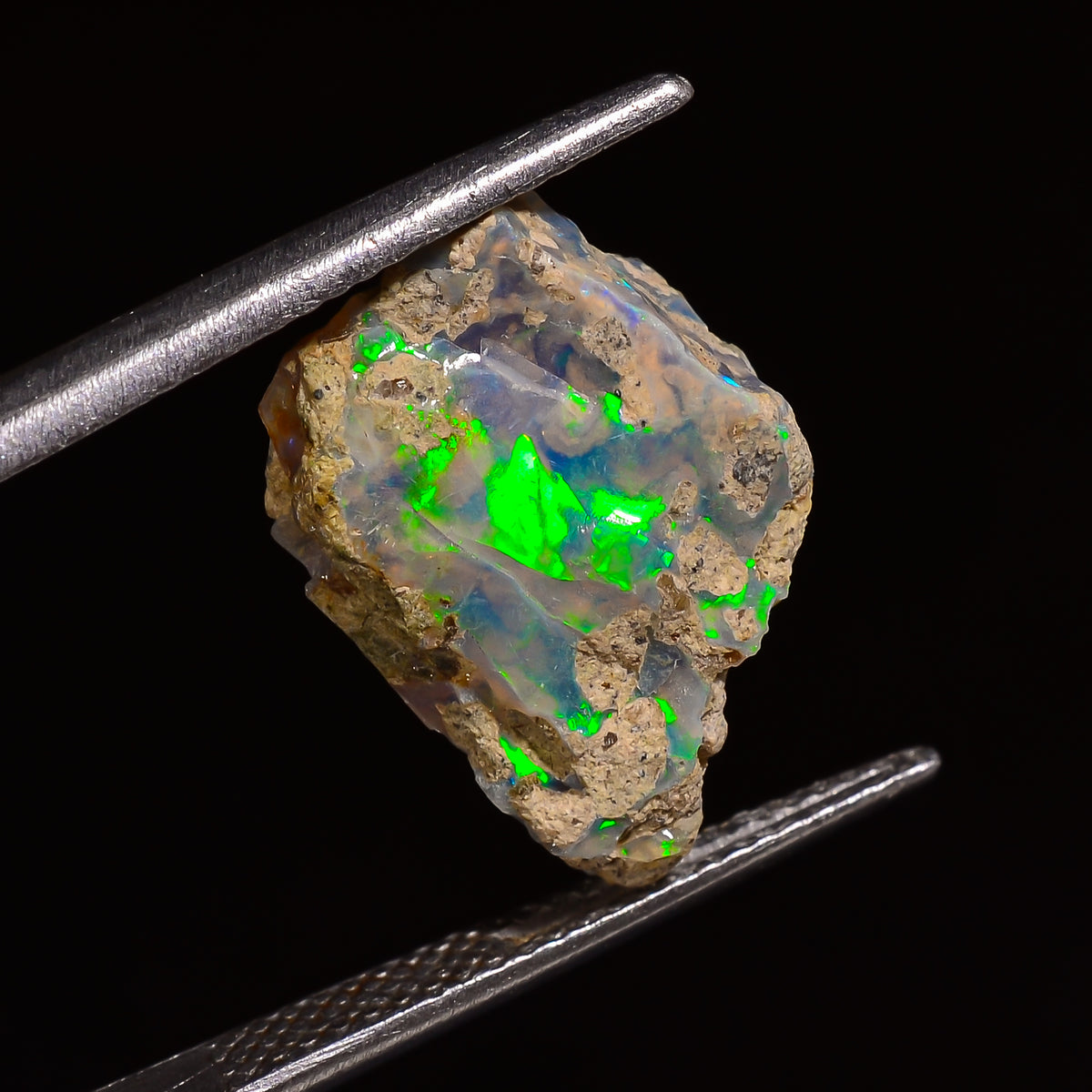 Excellent Top Grade Quality 100% Natural Welo Fire Ethiopian Opal Rough Loose Gemstone For Making Jewelry 17X11X8 MM 05.50 Cts. KR28-82 Sunkarton