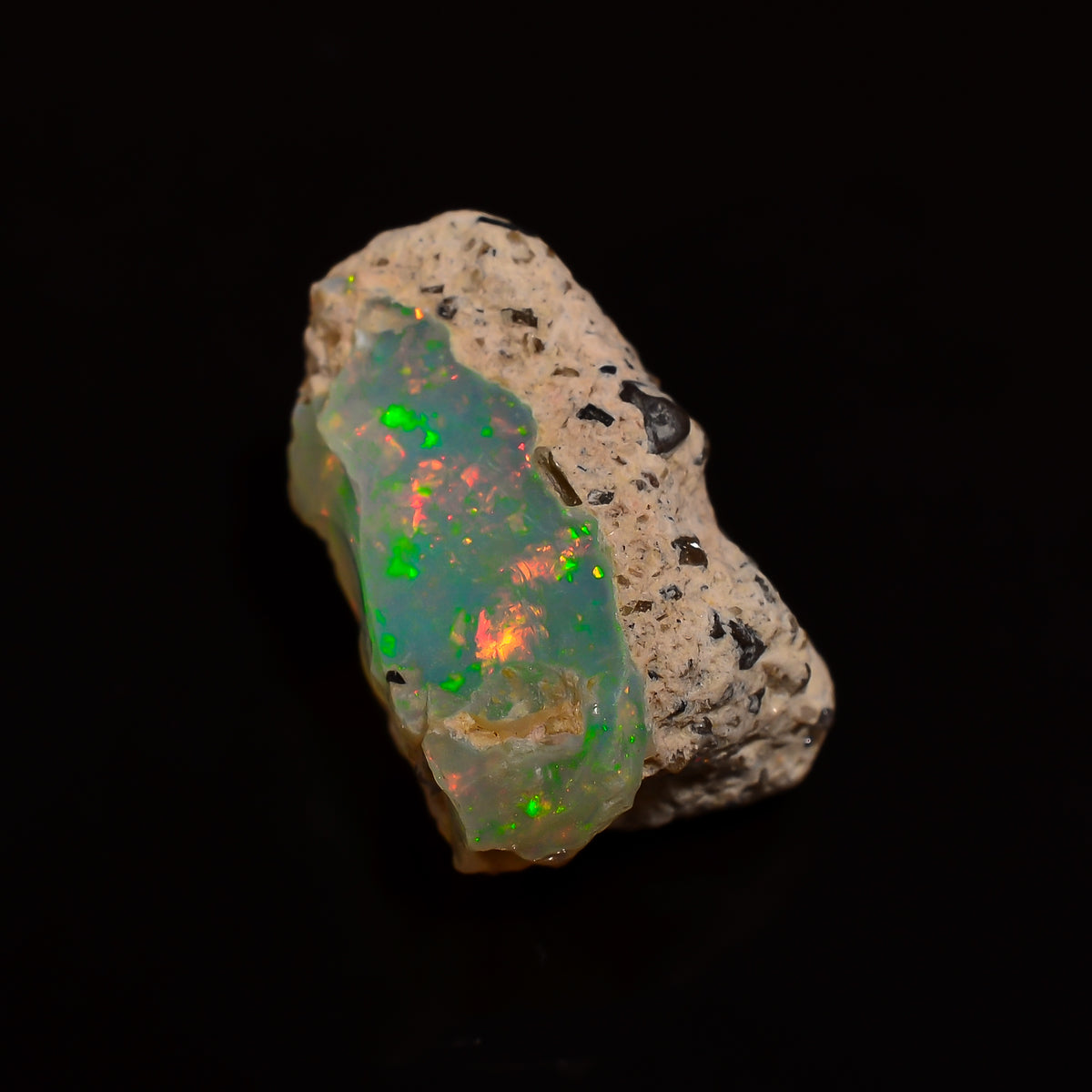 Exclusive Top Grade Quality 100% Natural Welo Fire Ethiopian Opal Fancy Rough Loose Gemstone For Making Jewelry 12X8X7 MM 03.00 Cts. KR28-83 Sunkarton