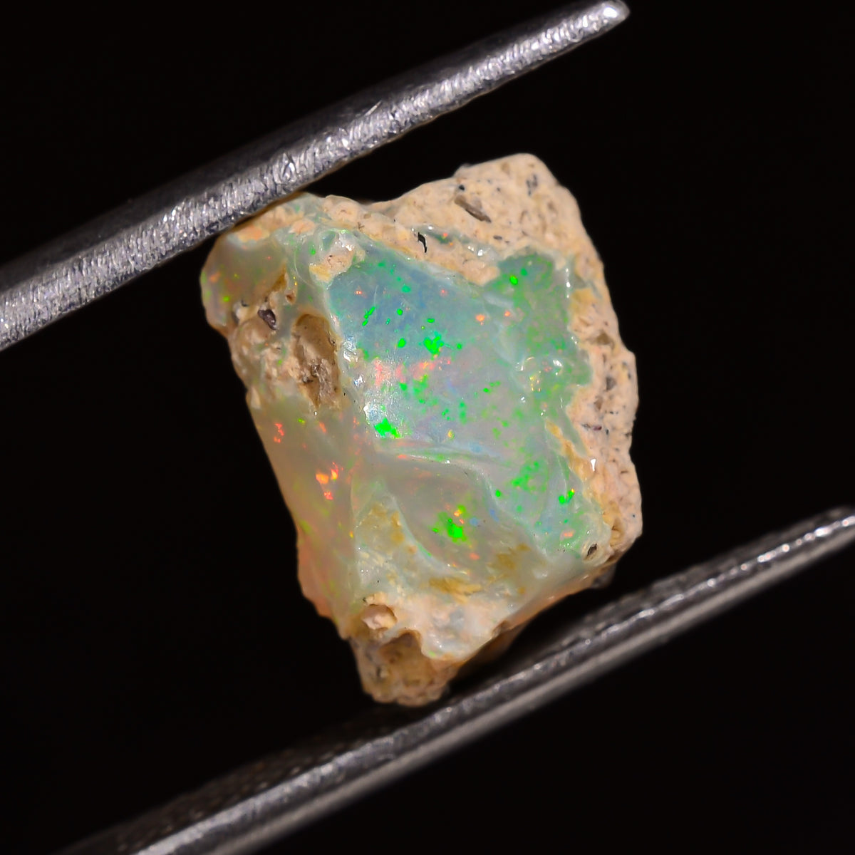 Exclusive Top Grade Quality 100% Natural Welo Fire Ethiopian Opal Fancy Rough Loose Gemstone For Making Jewelry 12X8X7 MM 03.00 Cts. KR28-83 Sunkarton