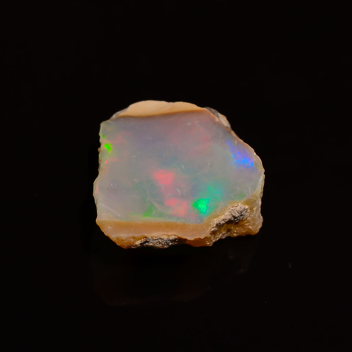Elegant Top Grade Quality 100% Natural Welo Fire Ethiopian Opal Fancy Rough Loose Gemstone For Making Jewelry 11X10X3 MM 02.00 Cts. KR28-84 Sunkarton