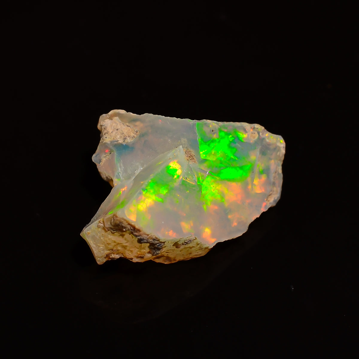 Immaculate Top Grade Quality 100% Natural Welo Fire Ethiopian Opal Rough Loose Gemstone For Making Jewelry 14X9X6 MM 02.50 Cts. KR28-88 Sunkarton