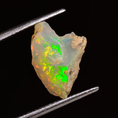 Immaculate Top Grade Quality 100% Natural Welo Fire Ethiopian Opal Rough Loose Gemstone For Making Jewelry 14X9X6 MM 02.50 Cts. KR28-88 Sunkarton