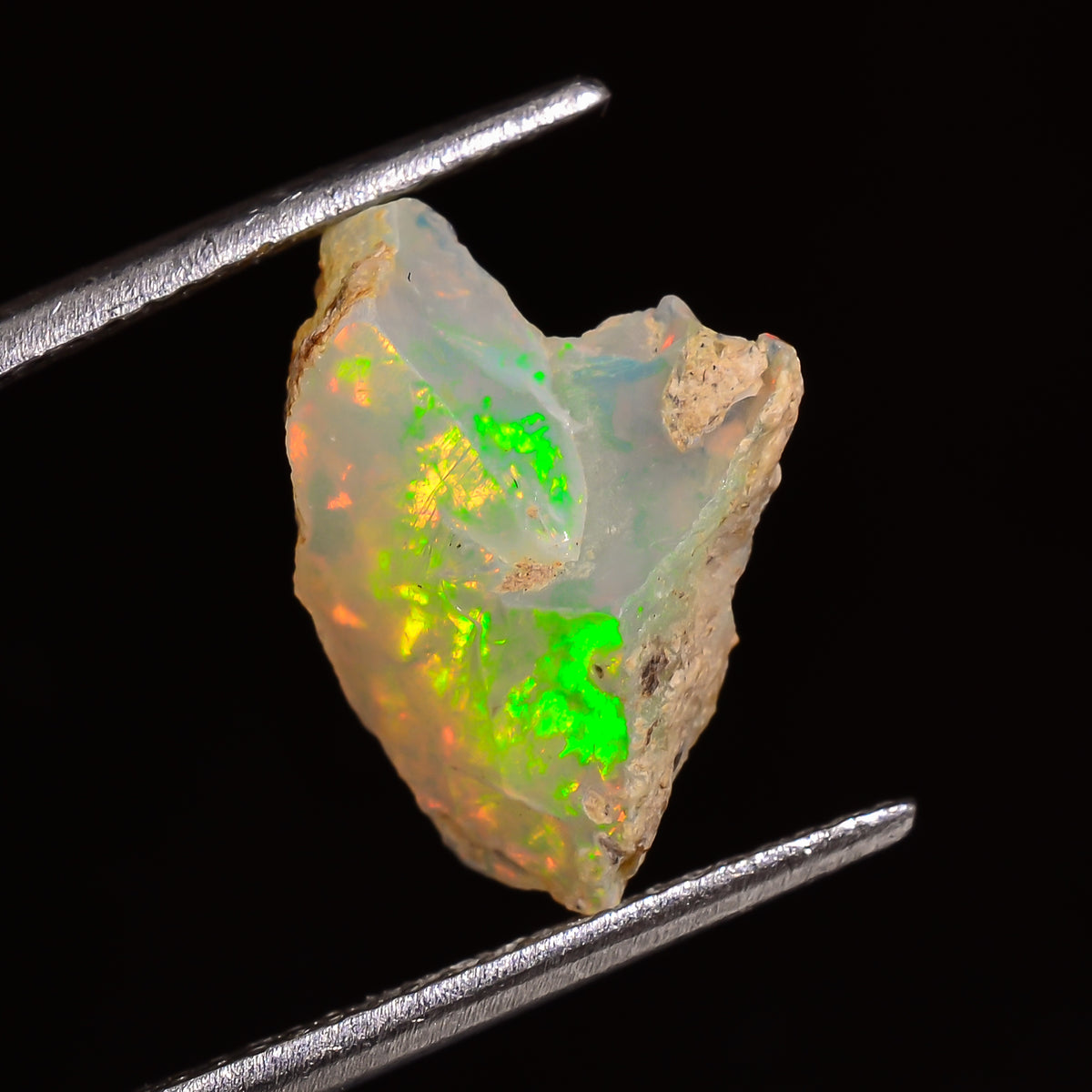 Immaculate Top Grade Quality 100% Natural Welo Fire Ethiopian Opal Rough Loose Gemstone For Making Jewelry 14X9X6 MM 02.50 Cts. KR28-88 Sunkarton