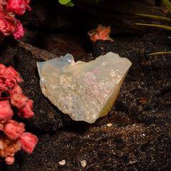 Incredible Top Grade Quality 100% Natural Welo Fire Ethiopian Opal Rough Loose Gemstone For Making Jewelry 14X11X6 MM 03.50 Cts. KR28-89 Sunkarton