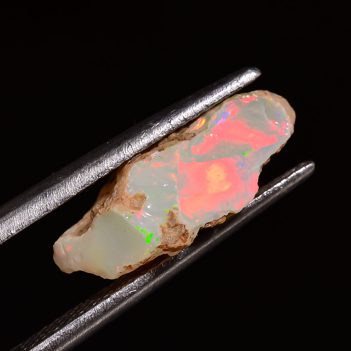 Mind Blowing Top Grade Quality 100% Natural Welo Fire Ethiopian Opal Rough Loose Gemstone For Making Jewelry 15X9X5 MM 02.50 Cts. KR28-91 Sunkarton