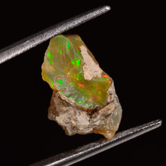 Outstanding Top Grade Quality 100% Natural Welo Fire Ethiopian Opal Rough Loose Gemstone For Making Jewelry 14X8X6 MM 03.00 Cts. KR28-92 Sunkarton