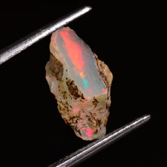 Superb Top Grade Quality 100% Natural Welo Fire Ethiopian Opal Fancy Rough Loose Gemstone For Making Jewelry 13X7X5 MM 02.00 Cts. KR28-94 Sunkarton