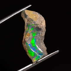 Stunning Top Grade Quality 100% Natural Welo Fire Ethiopian Opal Fancy Rough Loose Gemstone For Making Jewelry 18X8X7 MM 04.50 Cts. KR28-95 Sunkarton