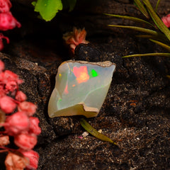 Supreme Top Grade Quality 100% Natural Welo Fire Ethiopian Opal Fancy Rough Loose Gemstone For Making Jewelry 13X9X7 MM 02.00 Cts. KR28-96 Sunkarton