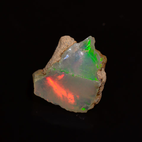 Tempting Top Grade Quality 100% Natural Welo Fire Ethiopian Opal Fancy Rough Loose Gemstone For Making Jewelry 10X10X7 MM 03.00 Cts. KR28-97 Sunkarton