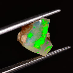 Tempting Top Grade Quality 100% Natural Welo Fire Ethiopian Opal Fancy Rough Loose Gemstone For Making Jewelry 10X10X7 MM 03.00 Cts. KR28-97 Sunkarton