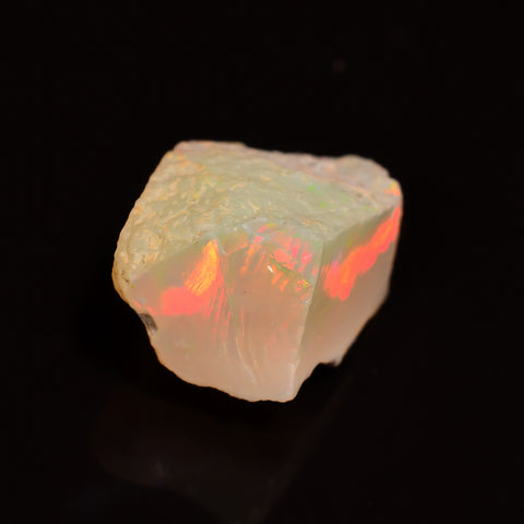 Terrific Top Grade Quality 100% Natural Welo Fire Ethiopian Opal Fancy Rough Loose Gemstone For Making Jewelry 12X8X7 MM 03.50 Cts. KR28-98 Sunkarton