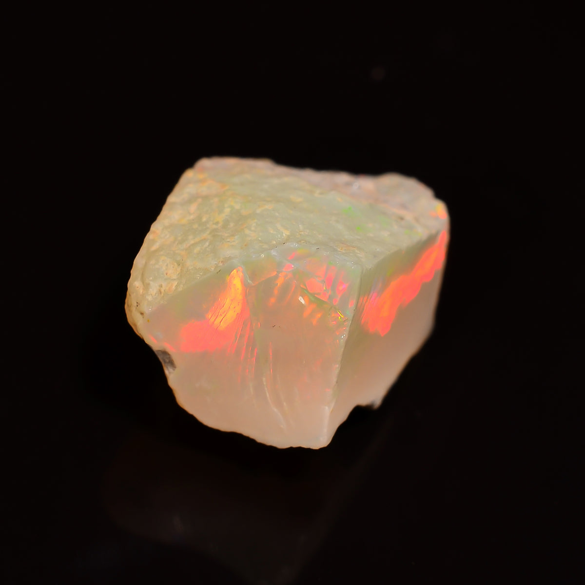 Terrific Top Grade Quality 100% Natural Welo Fire Ethiopian Opal Fancy Rough Loose Gemstone For Making Jewelry 12X8X7 MM 03.50 Cts. KR28-98 Sunkarton