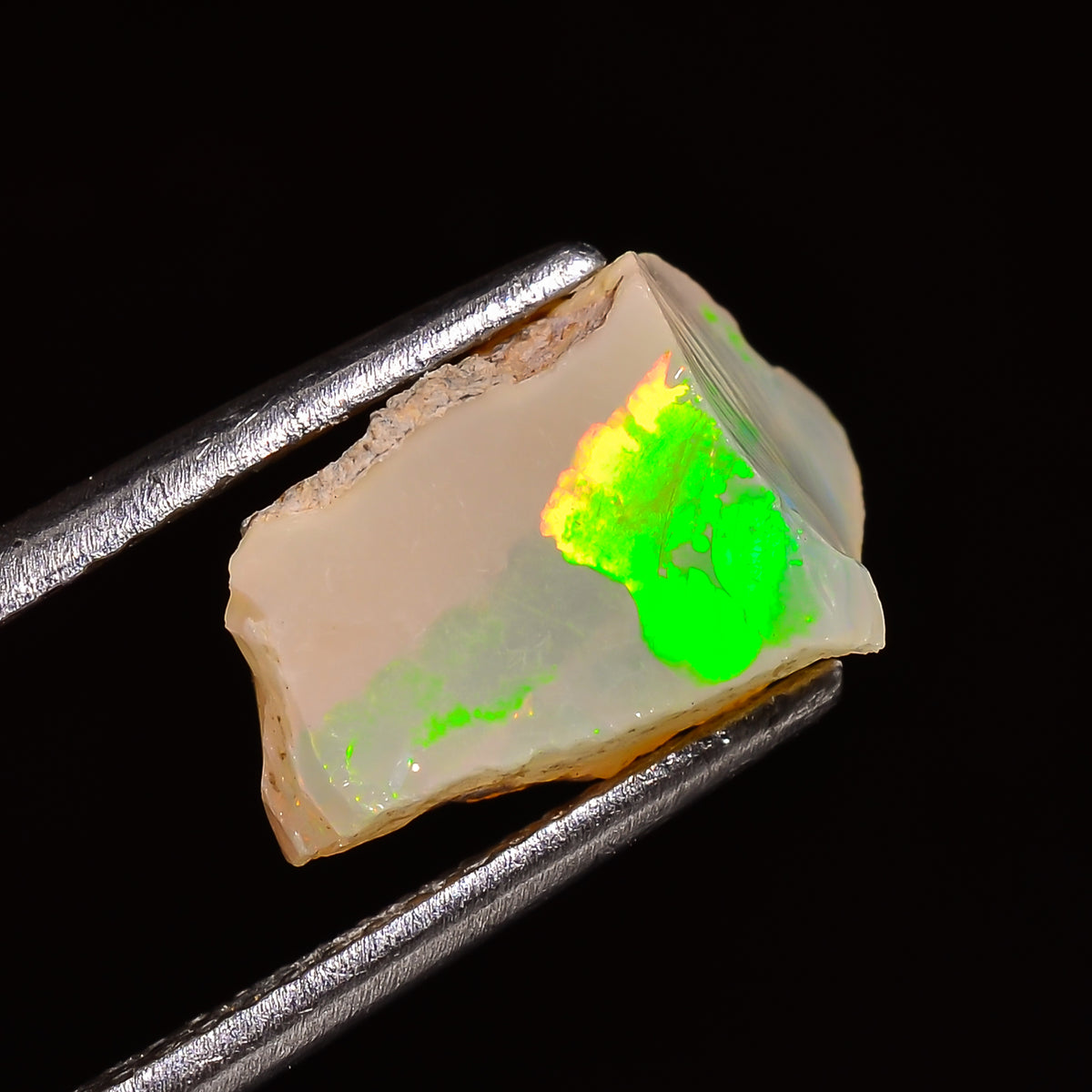 Terrific Top Grade Quality 100% Natural Welo Fire Ethiopian Opal Fancy Rough Loose Gemstone For Making Jewelry 12X8X7 MM 03.50 Cts. KR28-98 Sunkarton