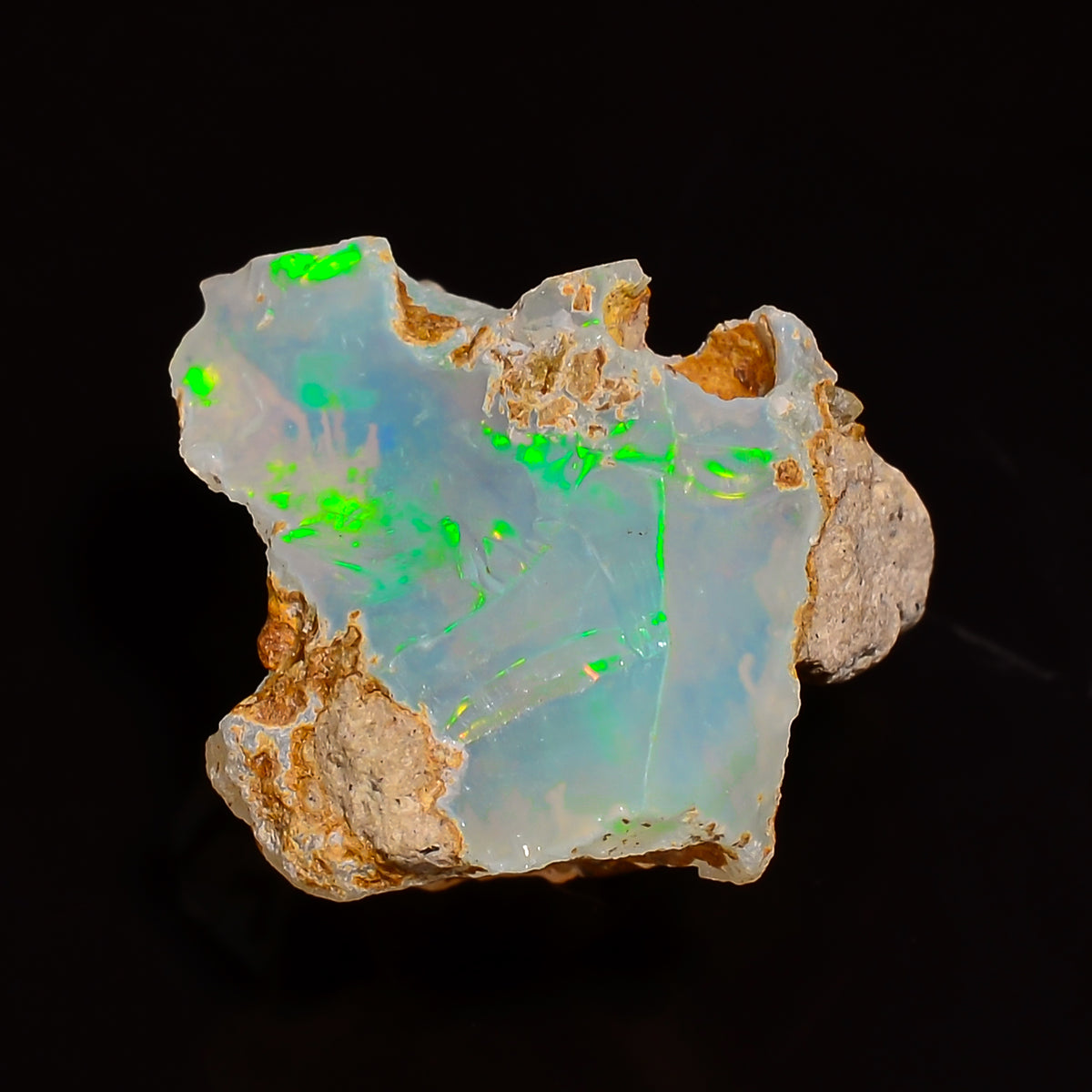 Elegant Top Grade Quality 100% Natural Welo Fire Ethiopian Opal Fancy Rough Loose Gemstone For Making Jewelry 16X13X10 MM 07.00 Cts. KR28-9 Sunkarton