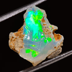 Elegant Top Grade Quality 100% Natural Welo Fire Ethiopian Opal Fancy Rough Loose Gemstone For Making Jewelry 16X13X10 MM 07.00 Cts. KR28-9 Sunkarton