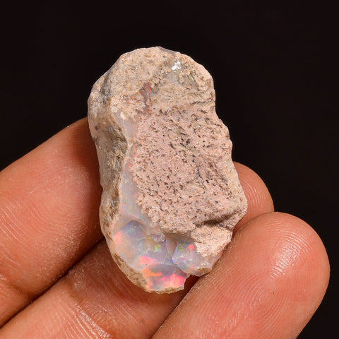 Wonderful Top Grade Quality 100% Natural Welo Fire Ethiopian Opal Fancy Rough Loose Gemstone For Making Jewelry 27X15X7MM 10.50 Cts. KR59-14 Sunkarton