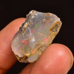 Outstanding Top Grade Quality 100% Natural Welo Fire Ethiopian Opal Rough Loose Gemstone For Making Jewelry 25X19X13 MM 23.00 Cts. KR59-25 Sunkarton