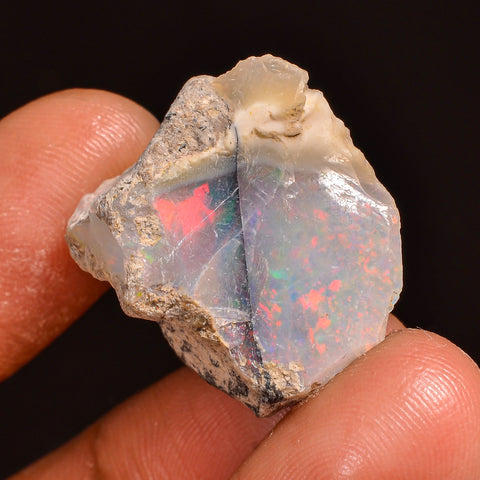Splendid Top Grade Quality 100% Natural Welo Fire Ethiopian Opal Fancy Rough Loose Gemstone For Making Jewelry 23X18X13MM 21.50 Cts. KR59-26 Sunkarton