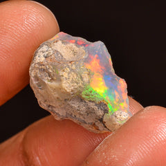 Terrific Top Grade Quality 100% Natural Welo Fire Ethiopian Opal Fancy Rough Loose Gemstone For Making Jewelry 18X13X10MM 08.00 Cts. KR59-29 Sunkarton