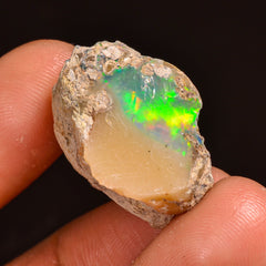 Stunning Top Grade Quality 100% Natural Welo Fire Ethiopian Opal Fancy Rough Loose Gemstone For Making Jewelry 22X15X13MM 20.00 Cts. KR59-36 Sunkarton