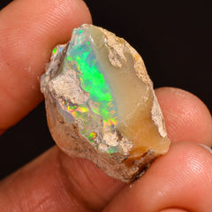 Stunning Top Grade Quality 100% Natural Welo Fire Ethiopian Opal Fancy Rough Loose Gemstone For Making Jewelry 22X15X13MM 20.00 Cts. KR59-36 Sunkarton