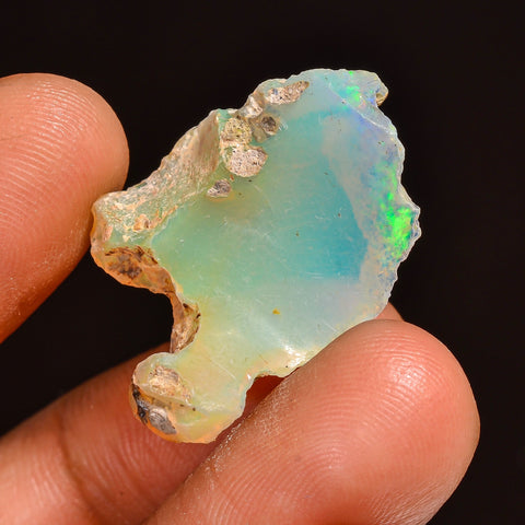Tempting Top Grade Quality 100% Natural Welo Fire Ethiopian Opal Fancy Rough Loose Gemstone For Making Jewelry 26X18X4 MM 10.00 Cts. KR59-38 Sunkarton