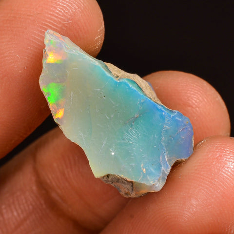 Elegant Top Grade Quality 100% Natural Welo Fire Ethiopian Opal Fancy Rough Loose Gemstone For Making Jewelry 22X12X11 MM 09.50 Cts. KR59-44 Sunkarton