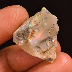 Tempting Top Grade Quality 100% Natural Welo Fire Ethiopian Opal Fancy Rough Loose Gemstone For Making Jewelry 25X18X9 MM 12.00 Cts. KR59-55 Sunkarton