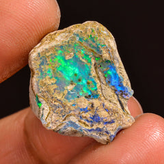 Unique Top Grade Quality 100% Natural Welo Fire Ethiopian Opal Fancy Rough Loose Gemstone For Making Jewelry 20X16X9 MM 14.00 Cts. KR59-57 Sunkarton