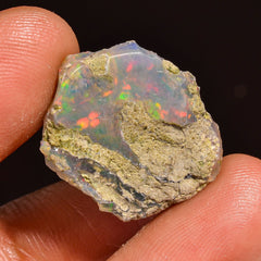 Exclusive Top Grade Quality 100% Natural Welo Fire Ethiopian Opal Fancy Rough Loose Gemstone For Making Jewelry 20X17X8MM 10.50 Cts. KR59-70 Sunkarton