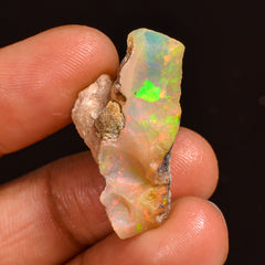 Immaculate Top Grade Quality 100% Natural Welo Fire Ethiopian Opal Fancy Rough Loose Gemstone For Making Jewelry 28X17X10MM 13.00 Cts KR5975 Sunkarton