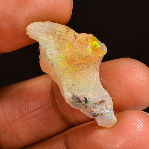 Outstanding Top Grade Quality 100% Natural Welo Fire Ethiopian Opal Rough Loose Gemstone For Making Jewelry 28X13X12 MM 12.50 Cts. KR59-79 Sunkarton