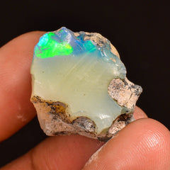 Splendid Top Grade Quality 100% Natural Welo Fire Ethiopian Opal Fancy Rough Loose Gemstone For Making Jewelry 21X17X14MM 22.50 Cts. KR59-80 Sunkarton