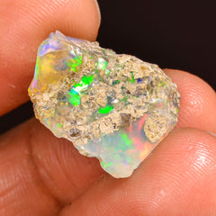 Unique Top Grade Quality 100% Natural Welo Fire Ethiopian Opal Fancy Rough Loose Gemstone For Making Jewelry 18X16X8 MM 10.00 Cts. KR59-94 Sunkarton
