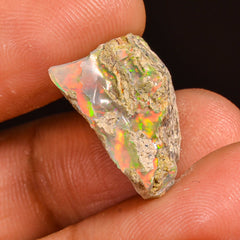 Elegant Top Grade Quality 100% Natural Welo Fire Ethiopian Opal Fancy Rough Loose Gemstone For Making Jewelry 17X12X8 MM 06.50 Cts. KR59-98 Sunkarton