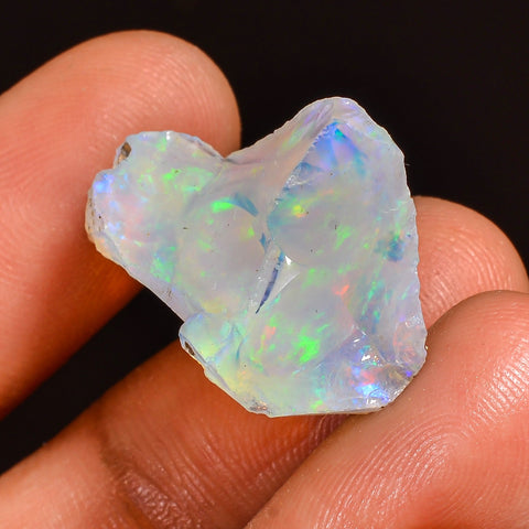 Stunning Top Grade Quality 100% Natural Welo Fire Ethiopian Opal Fancy Rough Loose Gemstone For Making Jewelry 22X16X11 MM 13.50 Cts. KR59-9 Sunkarton