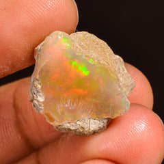 Unique Top Grade Quality 100% Natural Welo Fire Ethiopian Opal Fancy Rough Loose Gemstone For Making Jewelry 21X15X11 MM 14.00 Cts. KR60-13 Sunkarton