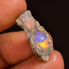 Tempting Top Grade Quality 100% Natural Welo Fire Ethiopian Opal Fancy Rough Loose Gemstone For Making Jewelry 21X8X6 MM 04.00 Cts. KR60-1 Sunkarton