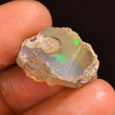 Incredible Top Grade Quality 100% Natural Welo Fire Ethiopian Opal Rough Loose Gemstone For Making Jewelry 18X15X10 MM 14.00 Cts. KR60-22 Sunkarton