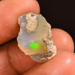 Incredible Top Grade Quality 100% Natural Welo Fire Ethiopian Opal Rough Loose Gemstone For Making Jewelry 18X15X10 MM 14.00 Cts. KR60-22 Sunkarton