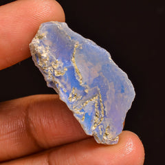 Marvellous Top Grade Quality 100% Natural Welo Fire Ethiopian Opal Rough Loose Gemstone For Making Jewelry 33X15X12 MM 21.00 Cts. KR60-23 Sunkarton